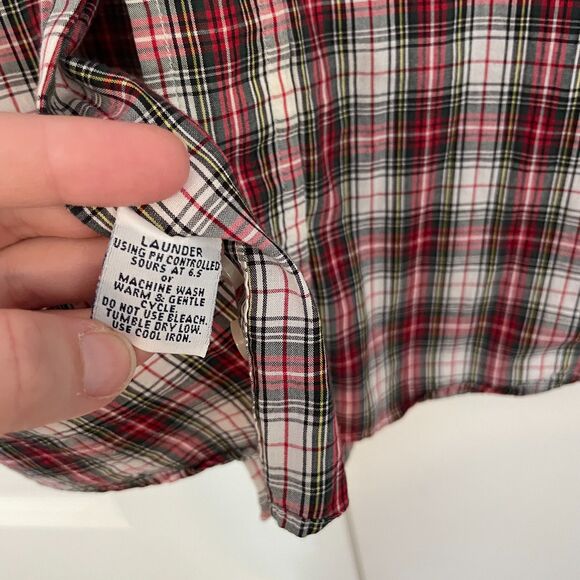 High Bar Shirt Co. Button-Down Shirt Slim Cut in Plaid - Slim/Small Made in USA - Picture 5 of 7